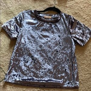 Velvet top
